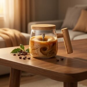 Automatic Glass Self-Stirring Mug